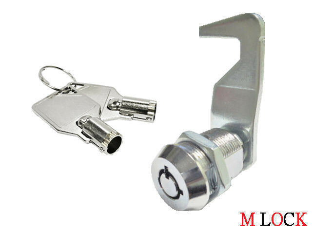 Homak Tool Box Lock 5/8" Tubular Cam Lock 90 Degree Hook Cam Replacement Lock